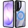 BEENTRYS Cover Magnetica Trasparente per Samsung Galaxy A36 / A56 / A37,Compatibile con MagSafe Clear Bumper Grado Militare Antiurto Anti-Graffio Protettiva Custodia per Cellulare-Nero