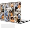 Loyobo Custodia personalizzata con copritastiera per MacBook Air da 13-BL-9 | Custodia protettiva con dissipazione del calore per modelli A1466/A1369 (2010-2017)-Regalo personalizzato e logo aziendale