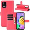 König Design Custodia protettiva compatibile con LG K52, colore rosso