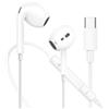 Kogwjte Auricolari Intrauricolari, Cuffie Antirumore Stereo HiFi con Microfono e Controllo del Volume per iPhone 14/14 Pro/13 Pro Max/12/Mini/11/XR/XS/XS Max/X/8/7 Plus/SE