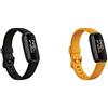 Fitbit Inspire 3 Bundle: Activity Tracker, Compatibile con iOS 13 e Android 8.0, 10 Giorni di Autonomia e Resistenza all'Acqua Fino a 50 Metri