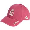 adidas Unisex - Adulto Real Madrid Hat, Wild Pink/Ivory, S-M