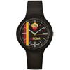 Lowell Srl Orologio da polso Analogico A.S. Roma Prodotto Ufficiale Nero Regolabile