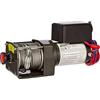 Ribimex Verricello Elettrico 12V per Carichi fino a 2100 Kg, Cavo in Acciaio 14 m, Uso Elettrico e Manuale, Comando a Distanza tramite Cavo da 2,8 m, Accessori per l'Installazione Inclusi - PE12V/2500