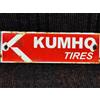Insegna smaltata in porcellana Kumho dimensioni 8" x 2,5" pollici