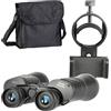 Zavarius binocolo: Binocolo con tecnologia Eagle Eye, 10 x 50, oculari HD da 2 mm (ad alte prestazioni, con supporto per cellulare, foto)