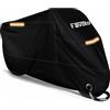 Favoto Telo Moto per Esterno Impermeabile Protezione UV, 295x105x125cm | Copertura Moto Oxford Antipolvere con Foro per Lucchetto Cinghie Antivento Telo Coprimoto per Scooter, Cruiser, Sport Tourer