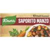 Knorr Dado Saporito Manzo, gusto intenso per ricette di carne, 10 dadi | Da sciogliere in acqua per preparare brodi gustosi o arricchire le tue ricette