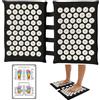 XEERUN Tappetino per Agopressione, Zerbino per Agopressione, Stimolazione Versatile Tappetino Agopuntura con 110 ABS punte, Acupressure, Massaggio Relax, Casa, Ufficio O In Viaggio