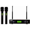 AUDIODESIGN PMU 2212 DOPPIO RADIOMICROFONO A GELATO 100+100Ch. UHF