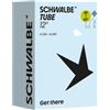 Schwalbe Camera d'aria AV1, colore nero, 12 x 1,75-2,25 (47/62-203), valvola ad angolo di 45°