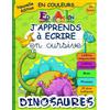 Editions Tout pour les enfants J'APPRENDS à ECRIRE en cursive DINOSAURES: Cahier pour apprendre à écrire en attaché (minuscules et majuscules) tout l'alphabet | Fiche explicative ... aux enfants en CP (dès 6 ans) | Jeux ludiques