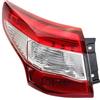 Hgkqbomb Lampada Di Coda Laterale Sinistra/destra PER Nissan PER Qashqai PER MK2 J11 2014-2016 Freno Fanale Posteriore Con Luci posteriori(Outside-left)