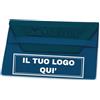 Custom Porta Documenti Personalizzato con Logo Nome Testo Libretto Assicurazione Bollo Macchina Tagliando per Concessionaria Auto 50 Pezzi (Blu Chiaro)