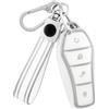 OFF WE GO Guscio Custodia Chiave Auto per BYD ATTO 3 DOLPHIN SEAL U DM-i | Protezione 360° antigraffio per telecomando. Elegante portachiavi incluso. Segnale non bloccato, aderenza 1:1.