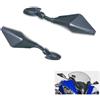FAR COPPIA SPECCHIETTI RETROVISORI DA CARENA COMPATIBILE CON YAMAHA YZF R6 MOTO NERO