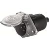 HELLA 8JB 003 833-011 Presa corrente - 24V - 7a... poli - Spina: Spina piatta - Metallo - DIN/ ISO: 1185