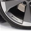 PUMU Adesivo per Cerchi e specchietti AUD Sport A3 A4 A5 A6 Q3 Q5 TT S-Line Sticker Tuning (Nero)