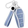 OFF WE GO Guscio Custodia Chiave Auto per BYD ATTO 3 DOLPHIN SEAL U DM-i | Protezione 360° antigraffio per telecomando. Elegante portachiavi incluso. Segnale non bloccato, aderenza 1:1.