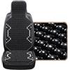 SJHFKDK Coprisedile Auto In Palline Di Legno 1 pz Coprisedile auto estivo fresco con perline in legno d'acero naturale Cuscino for sedile Massaggiante Traspirante Impermeabile ambientale Tappetino(1PCS H)