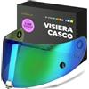 Everalo Visiera per Casco HJC RPHA 70 - RPHA 11 - HJ26 - HJ-26ST | Lente di ricambio esclusiva, compatibile con lente antifog e Tear-Off