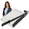 Ediesi, Taglierina per Carta, A4, Professionale, Manuale, Massima Precisione, Cutter, 3 Colori disponibili (Bianco)