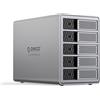 Orico 9858T3 Thunderbolt 3 Disk Array per 5 HDD/SSD SATA da 2,5" / 3,5" - Grigio