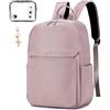 SPAHER Zaino da Viaggio Aereo Bagaglio a Mano 40x30x15 British Airways Iberia Zaino Scuola Zaino Porta PC 14 Pollici Cabin Bag Impermeabile Zaino Lavoro Università Cabina Travel Backpack Rosa