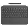 Microsoft Tastiera Microsoft Surface Pro da 12 pollici con penna sottile, pannello a sfioramento, meccanica, Microsoft, grigio, ardesia, Alcantara