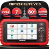 LAUNCH Lancio del CRP123X V2.0 Elite, valigetta diagnostica per auto, 4 sistemi: ABS, SRS, trasmissione, motore. Diagnostica multimarca per auto, compatibile con FCA