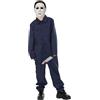 Zophlly Michael Myers Costume Bambini Horror Michael Myers Maschera con coltello per Halloween Costume Carnevale Cosplay Tuta