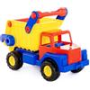 WADER QUALITY TOYS Wader 03555 - Truck No 1. Grande Camion con cassone Ribaltabile, 80 cm in plastica Molto Resistente