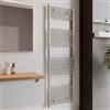 DEGHI Termoarredo scaldasalviette 1800x500 interasse 450 mm spazzolato - Alpina