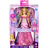 MATTEL TOYS S.R.L. Mattel Disney Princess Bambola Aurora Magico Look con Abito con Luci
