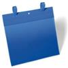 DURABLE Buste identificative - con fascette di aggancio - A4 orizzontale - blu - Durable - conf. 50 pezzi (unità vendita 1 pz.)
