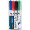 TRATTO Pennarello Tratto Memo - a secco - per lavagne cancellabili - punta conica - tratto 2,5mm - astuccio 4 colori - Tratto (unità vendita 1 pz.)