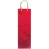 REX SADOCH Portabottiglie natale - 12 x 37 x 9 cm - carta metal - rosso - Sadoch (unità vendita 10 pz.)