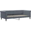 vidaXL Letto da Giorno Grigio Scuro 90x200 cm in Velluto