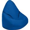 Loft 25 Kids Bean Bag Gamer Chair, Mobili Resistenti all'acqua per Pouf Bambini, Seduta BeanBag per all'aperto e Interno, Design Ergonomico Pouf Poltrona (Bean Bag, Blu Marocchino)
