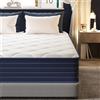 PurrJoys Materasso 160 x 200 cm H3 & H4, certificato Oeko-TEX, altezza 25 cm, materasso a molle insacchettate a 7 zone, con memory foam, materasso a molle con superficie morbida, per adulti