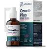 LOGIDEX Oroxil Plus Spray Gola - Antibatterico Naturale con Resveratrolo e Olio di Timo Selvatico - Spray Gola Antinfiammatorio Forte senza Alcool per Mal di Gola e Alito Fresco - 50 ml - Logidex