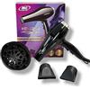 MC SERVICE Mc Phon Asciugacapelli Professionale con Motore Ac, 2 Velocità e 2 Temperature,Potenza 2200W,Diffusore e 2 Beccucci Inclusi