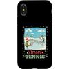 Classic Christmas Vintage Xmas Nostalgic Custodia per iPhone X/XS Retino per giocatori di tennis, allenatori, squadre di calcio