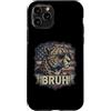 Bruh USA Flag Cheetah With Sunglasses Pr Custodia per iPhone 11 Pro Bruh USA Flag Cheetah con occhiali da sole 4 luglio americano