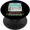 Classic Christmas Vintage Xmas Nostalgic Retino per giocatori di tennis, allenatori, squadre di calcio PopSockets PopGrip Adesivo