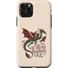 Fantasy Bookish Realm Custodia per iPhone 11 Pro Fantasy Dragon e Frog Reading per gli amanti dei libri