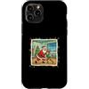 Classic Christmas Vintage Xmas Nostalgic Custodia per iPhone 11 Pro Jiu Jitsu Artista Arti Marziali Santa Elf Jingle Belt Retro