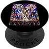 90s Y2K Bootleg Vintage Retro New Years Dalmatian Times Square Hip Hop Party Cool occhiali da sole catena PopSockets PopGrip Adesivo