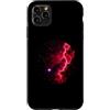 Amanti dello spazio - Universo Custodia per iPhone 11 Pro Max Nebulosa spaziale rossa e nera