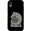 Nordic Horse Knotwork Illustrations Custodia per iPhone XR Odin Valhalla Sleipnir Cavallo Norreno Vegvisir Knotwork